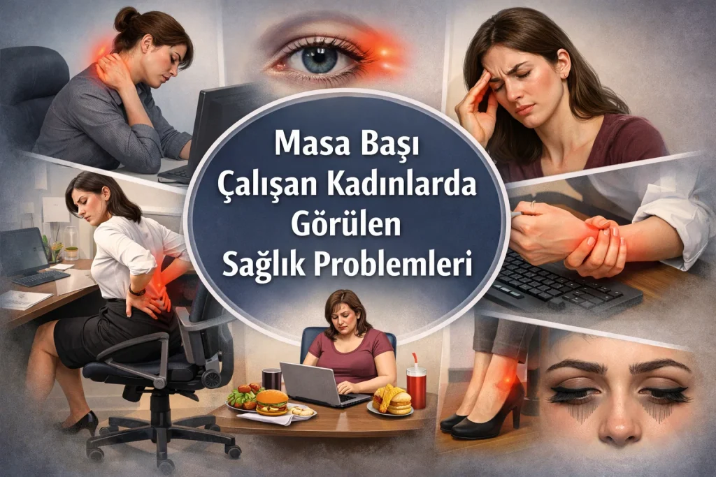 Masa Başı Çalışan Kadınlarda Görülen Sağlık Problemleri Artıyor