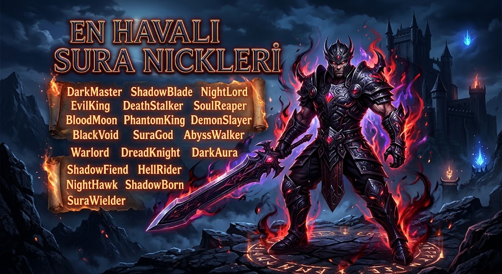 En Havalı Sura Nickleri